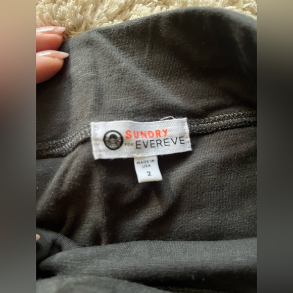 Ruched grey sundry skirt size 2 - Picture 3 of 3